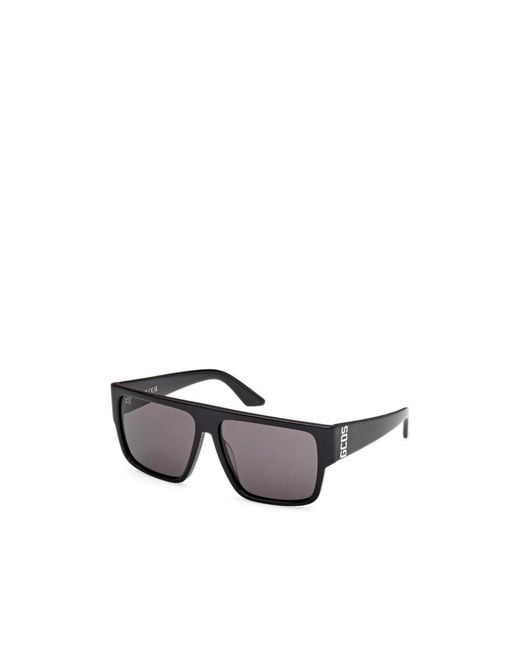 Gcds Gray Square-Frame Sunglasses for men