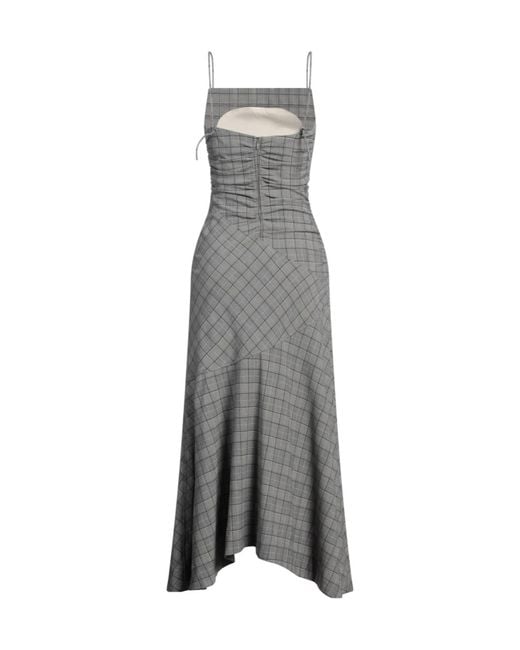 Ganni Gray Maxi Dress