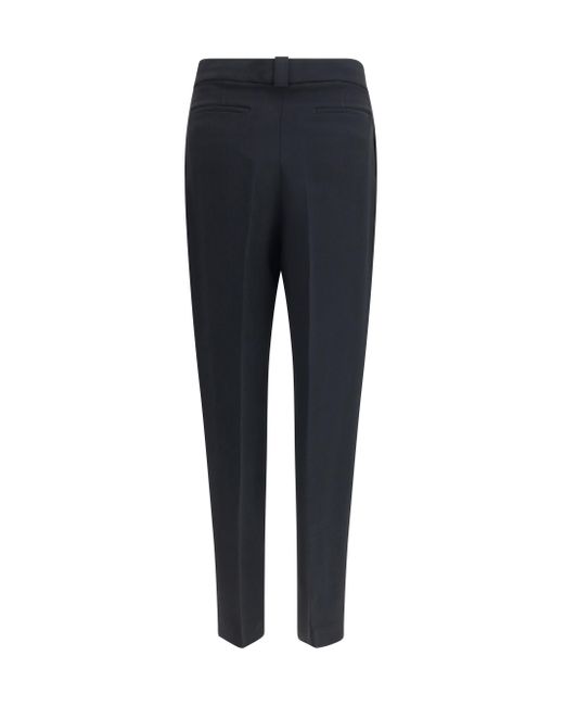 Fabiana Filippi Blue Cady Trousers