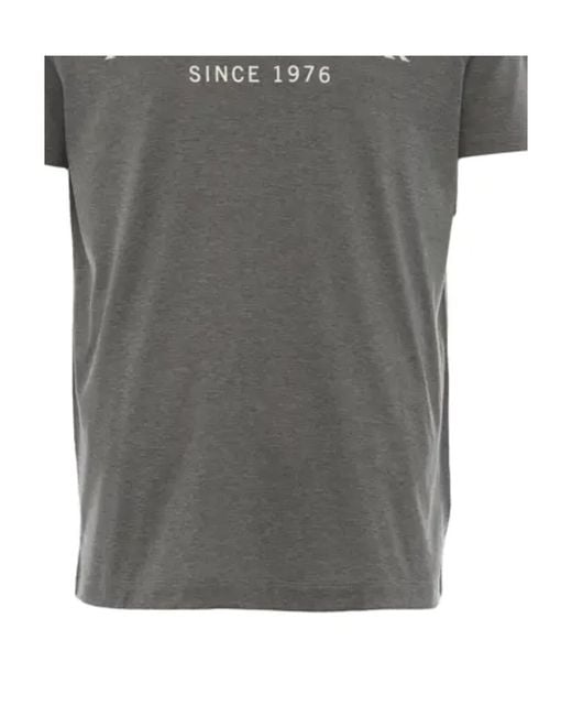 Paul & Shark Gray Logo Details T-Shirt for men