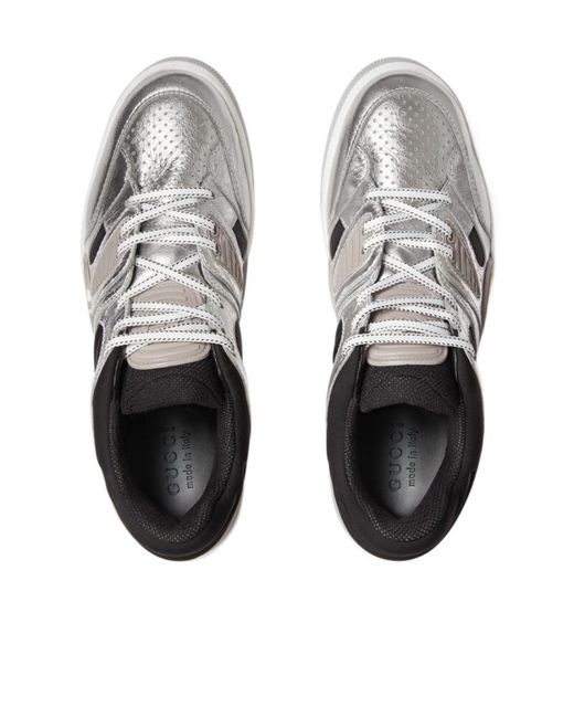 Gucci Multicolor Basket Panelled Sneakers for men