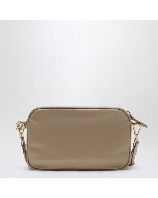 Prada Gray Logo Crossbody Bag
