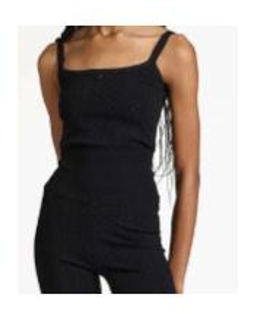 J.W. Anderson Black Jw Anderson Knitted Pointelle Cami Top