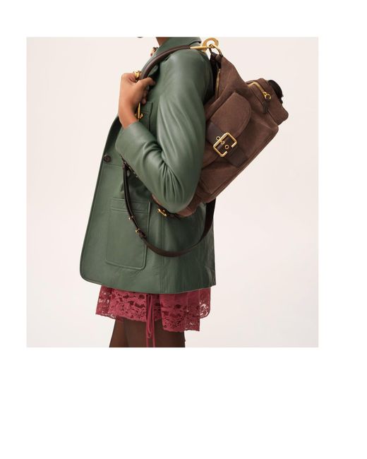 Chloé Brown Chloé Zipped Medium Camera Bag
