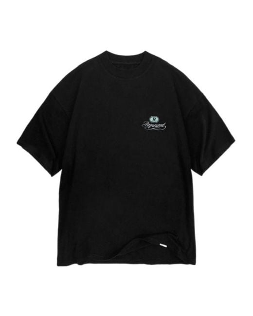Represent Black Grand Vintage Hand Drawn Crewneck T-Shirt for men