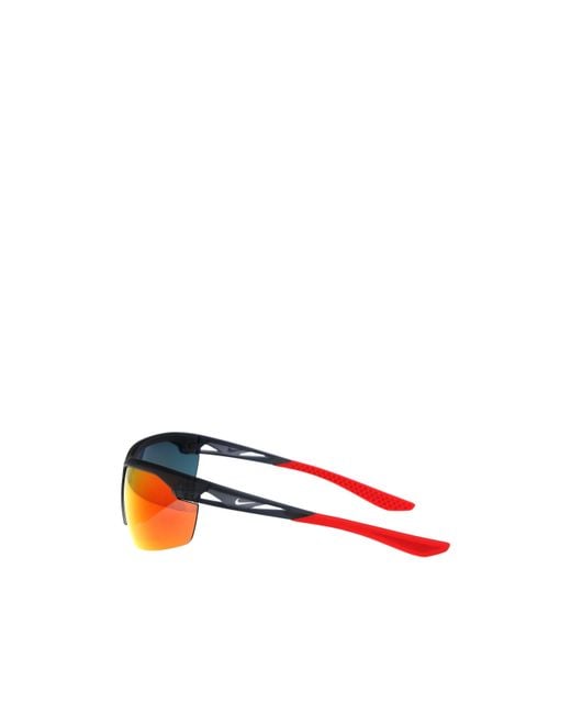 Nike Red Windtrack M Rectangle Frame Sunglasses for men