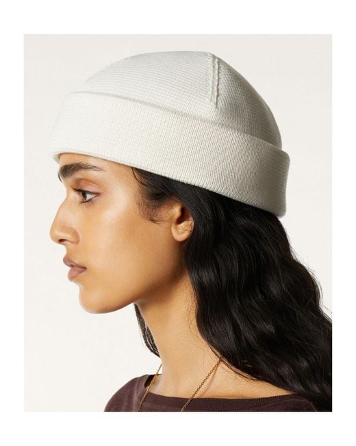 Loro Piana White Corvetta Beanie