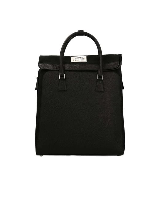 Maison Margiela Black 5Ac Large Top Handle Bag for men