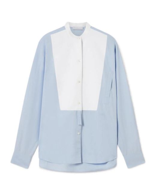 Stella McCartney Blue Long Sleeve Buttoned Top
