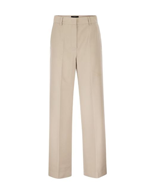 Weekend by Maxmara Natural Wkdcorone Straight Leg Chino Pants