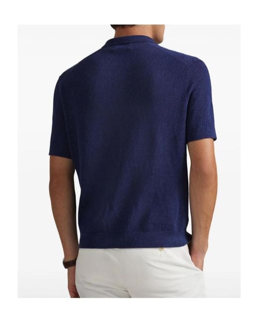 Polo Ralph Lauren Blue Polo-Collar Short-Sleeve T-Shirt for men