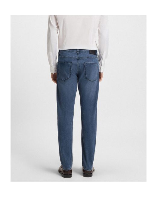Boss Blue Straight-Leg Jeans for men