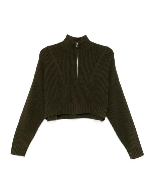 Staud Green Hampton Sweater