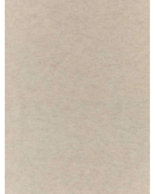 LeKasha White Meribel Knitted Scarf