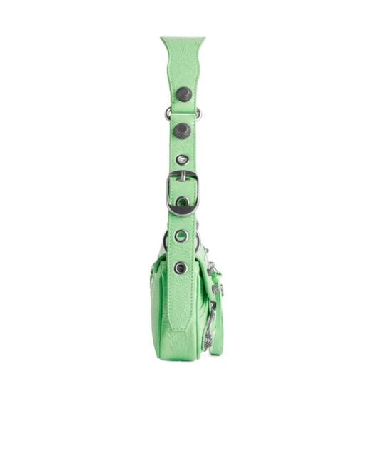Balenciaga Green Le Cagole Xs Sling Bag