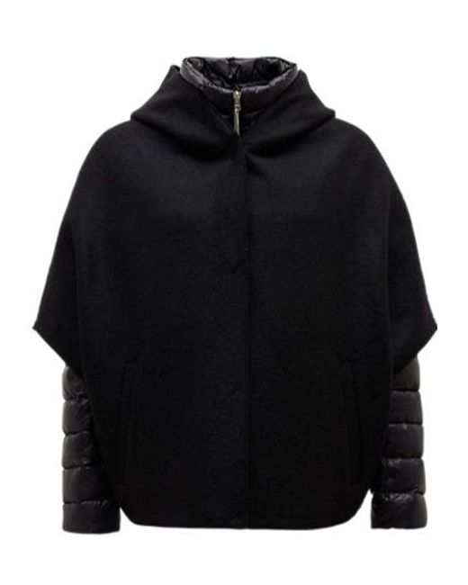 Herno Black Double Layered Down Jacket
