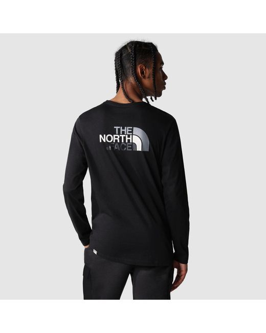 The North Face Black Long-Sleeved T-Shirt for men