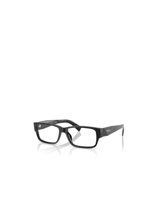 Prada White Eyewear Rectangular Frame Glasses for men