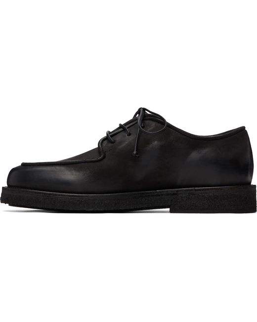 Marsèll Black Moccar Derby Shoes for men