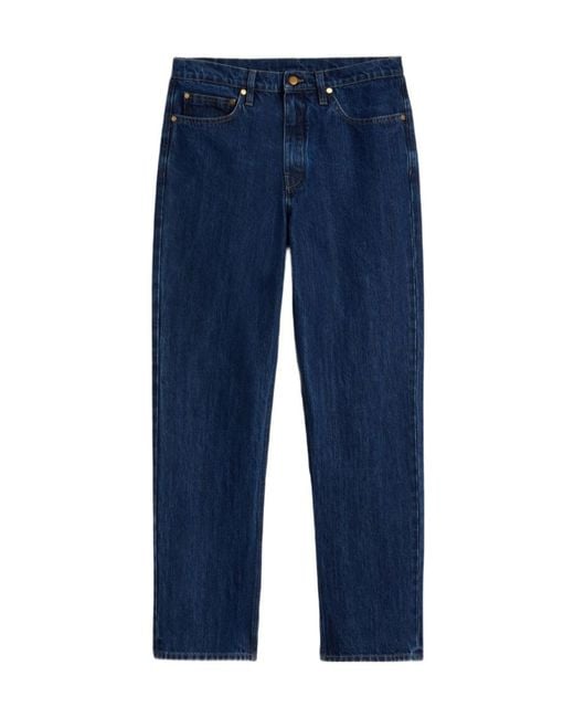 Jil Sander Blue Five-Pocket Jeans for men