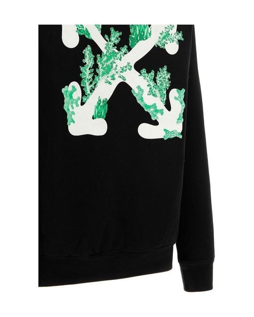 Off-White c/o Virgil Abloh Black Arrows Print Logo Sweatshirt