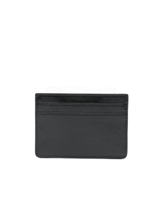 MARINE SERRE Black Moon-Motif Card Holder