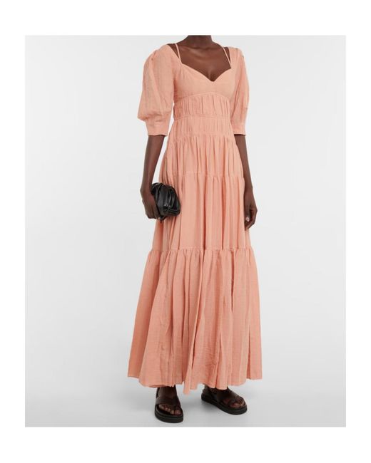 Jonathan Simkhai Pink Sweetheart Neckline Dress