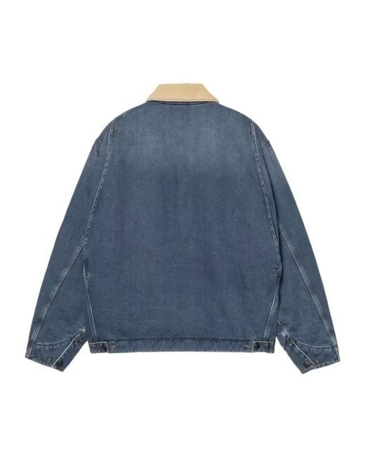 Carhartt Blue Og Detroit Jacket for men