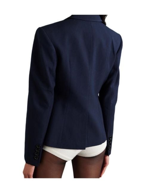 ShuShu/Tong Blue Long-Sleeved Suit Jacket
