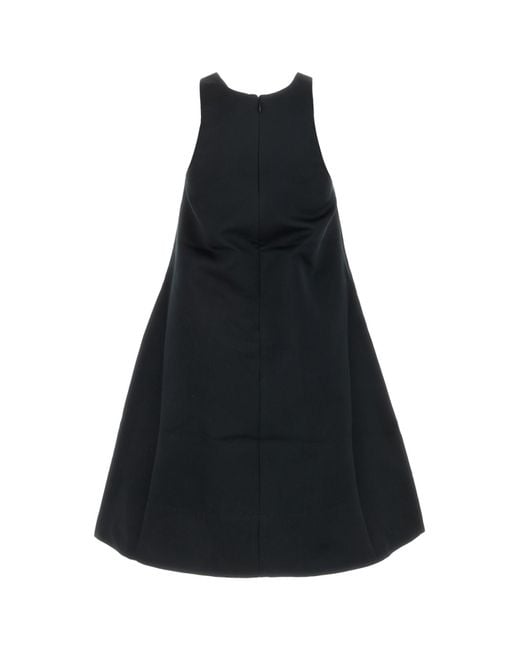 Co. Black A-Line Round-Neck Midi Dress