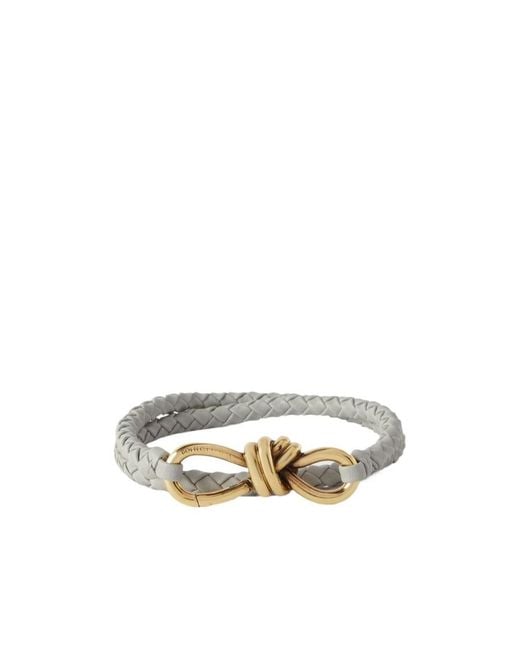 Bottega Veneta White Weave A Belt