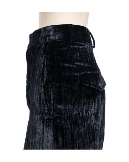Ann Demeulemeester Black Stine High-Waisted Tailored Shorts