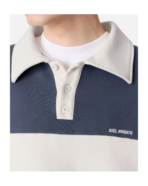 Axel Arigato Blue Anchor Polo Sweater for men
