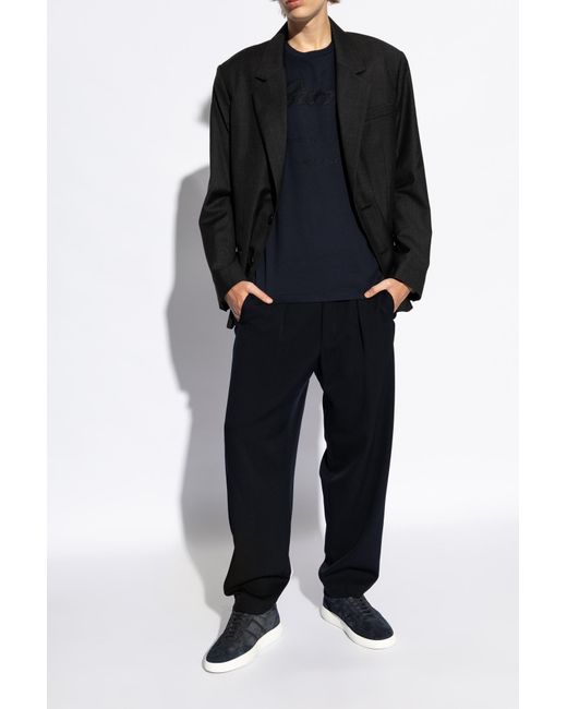 Brioni Black Olympia Suede Sneakers for men