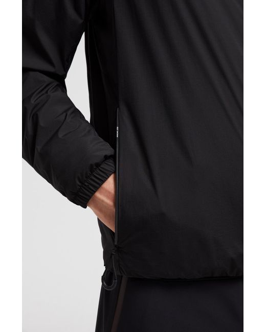 Moncler Black Grenoble Bissen Packable Hooded Shell Jacket for men