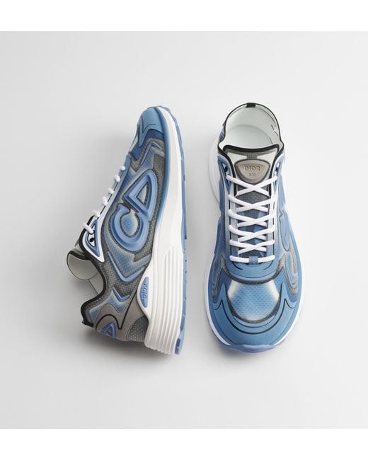 Dior Blue B30Countdown Tech Sneaker for men