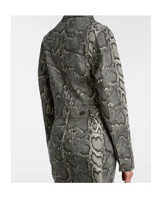 Gabriela Hearst Gray Short Denim Jacket