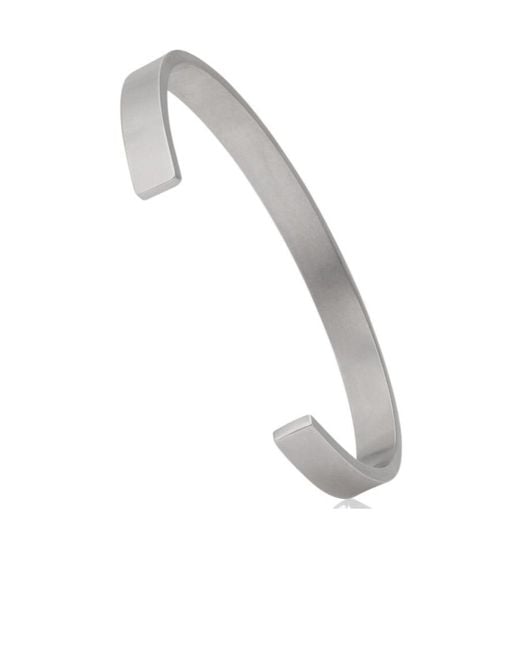 Maison Margiela White Numeric Cuff Bracelet for men
