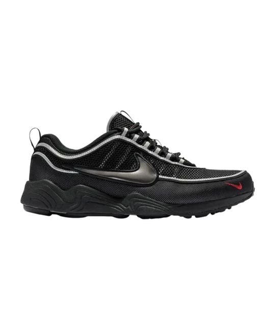 Nike Black Air Zoom Spiridon Low-Top Sneakers for men