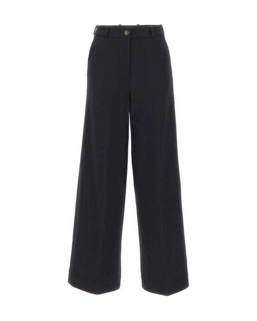Rrd Blue Casual Trousers With Belt Loops