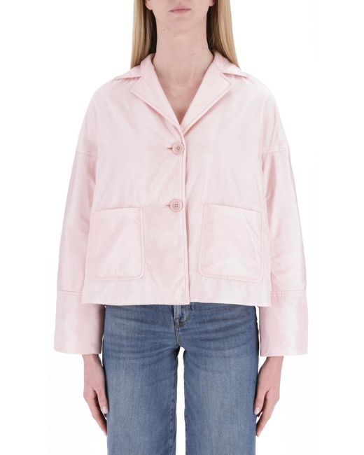 Aspesi Red Single-Breasted Blazer