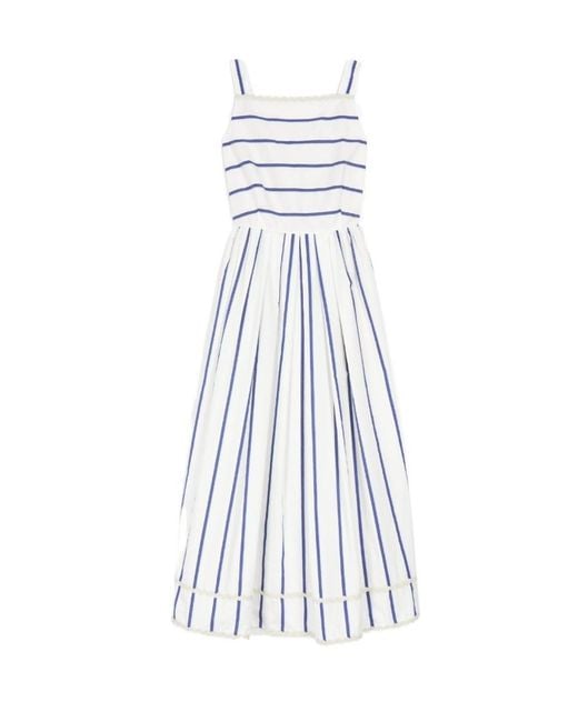 Weekend by Maxmara White Logo Dress