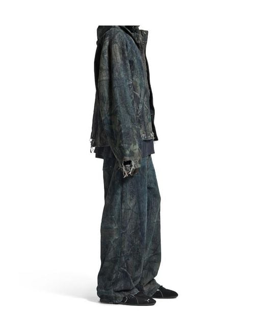 Balenciaga Gray Baggy Pants for men