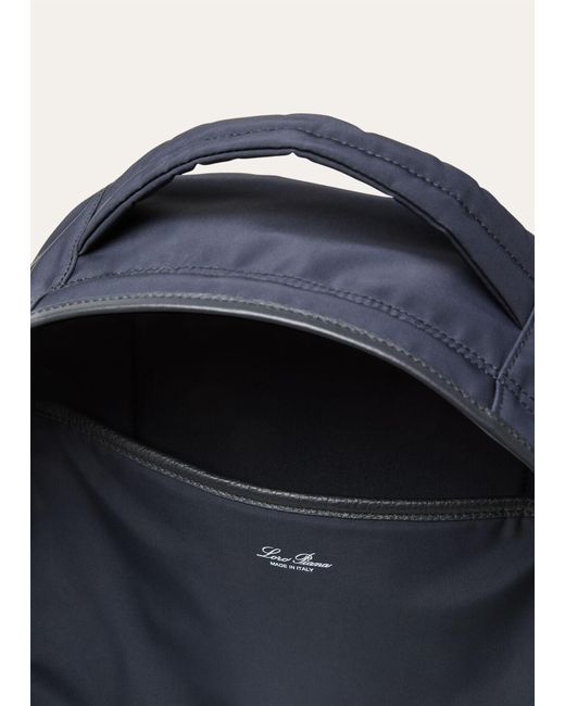 Loro Piana Blue Pioneer Backpack Medium for men