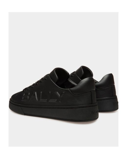 Bally Black Raise Lace-Up Sneakers for men