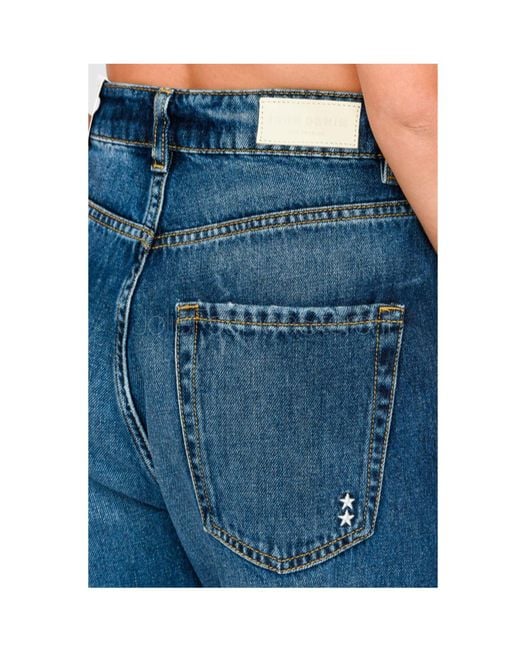 ICON DENIM Blue Poppy Flared Leg Jeans
