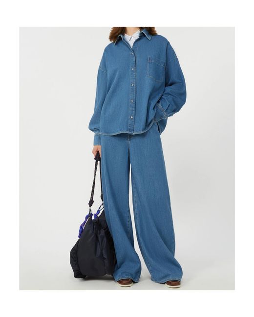 Weekend by Maxmara Blue Denim Shirt