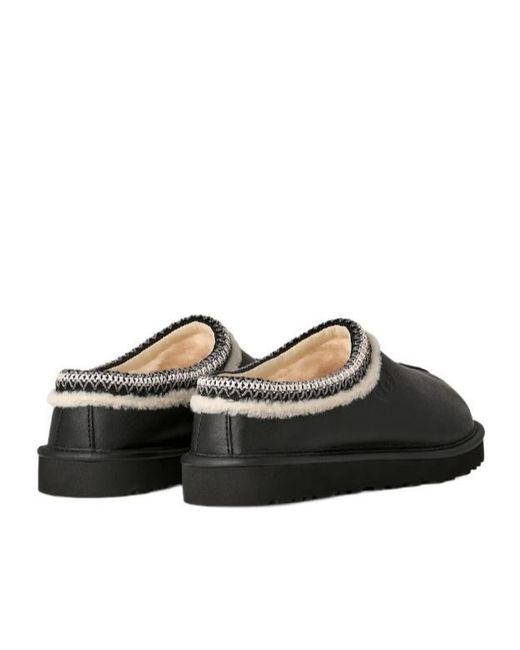 Ugg Black Tasman Flat Shoes for men