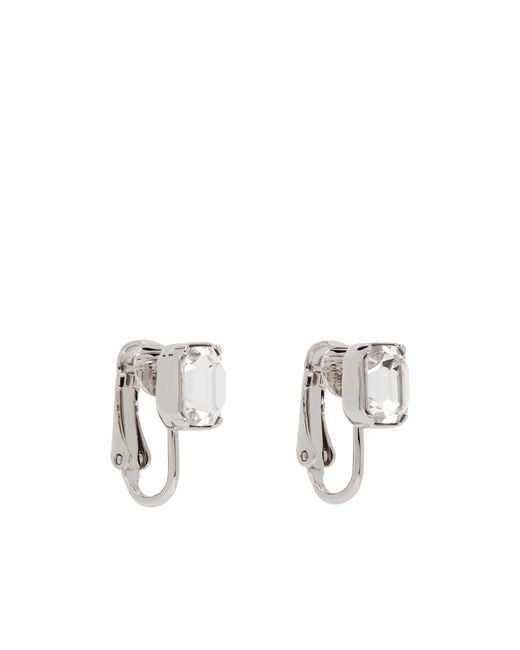 DSquared² Metallic Classic Embellished Earrings for men