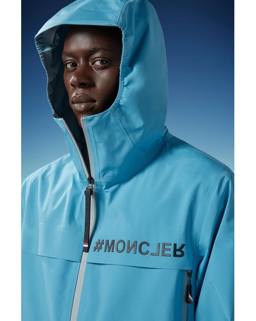 Moncler Blue Grenoble Shipton Hooded Jacket for men